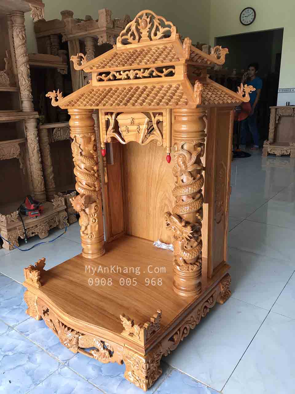 Bàn thờ ông địa đẹp tại Quảng Nam 