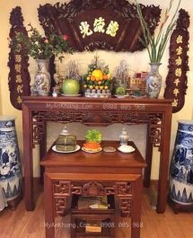 Mẫu bàn thờ gia tiên đẹp TPHCM