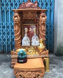 Bàn thờ thần tài ông địa đẹp Bạc Liêu