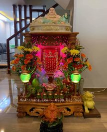 Bàn thờ thần tài ông địa đẹp VIP 81 x 81 x 107