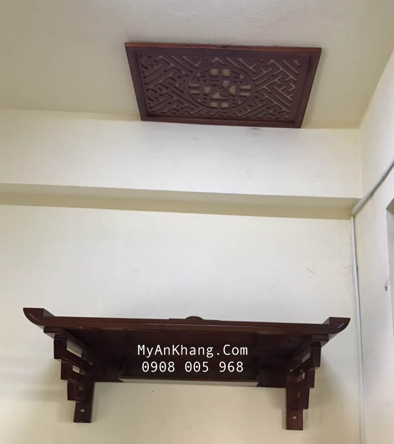 bàn thờ treo tường đẹp tphcm