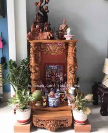 Bàn thờ thần tài ông địa đẹp rồng ngậm ngọc quận 3