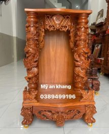các mẫu bàn thờ Ông Địa gỗ tự nhiên