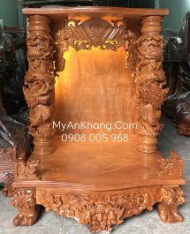 Bàn thờ ông địa thần tài đẹp tại quận Gò Vấp gỗ gõ đỏ