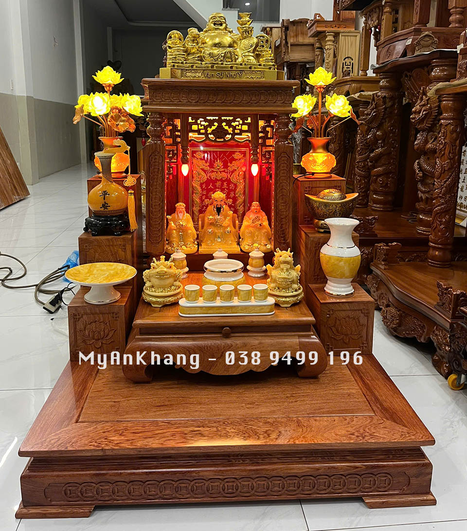 trọn bộ bàn thờ ông địa thần tài đẹp nhất giá tốt nhất rẻ nhất