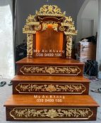 Bàn thờ ông địa tam cấp 3 bậc thang đẹp nhất