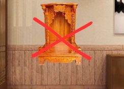 Bàn thờ Ông Địa treo tường được không?