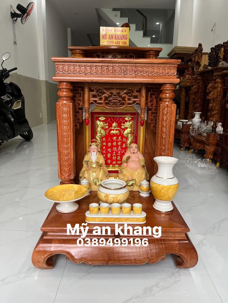 Các mẫu bàn thờ Ông Địa hiện đại, với thiết kế đơn giản, giá tốt