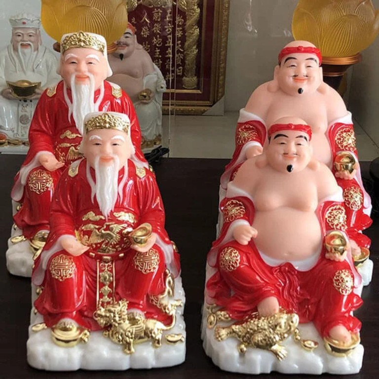 Có nên thờ 2 Ông Địa 2 Thần Tài không