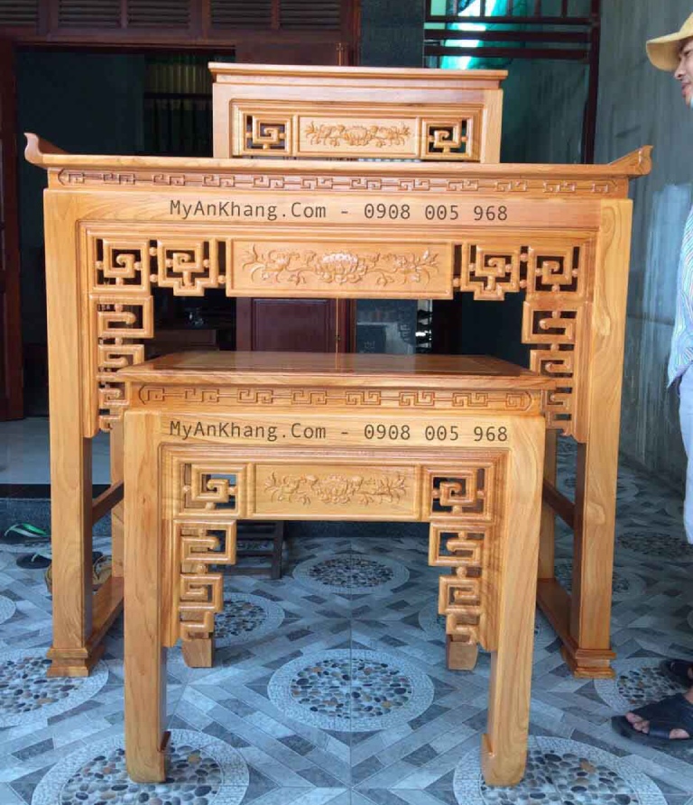 Mua bàn thờ gia tiên ở đâu tại TPHCM đẹp, chất lượng