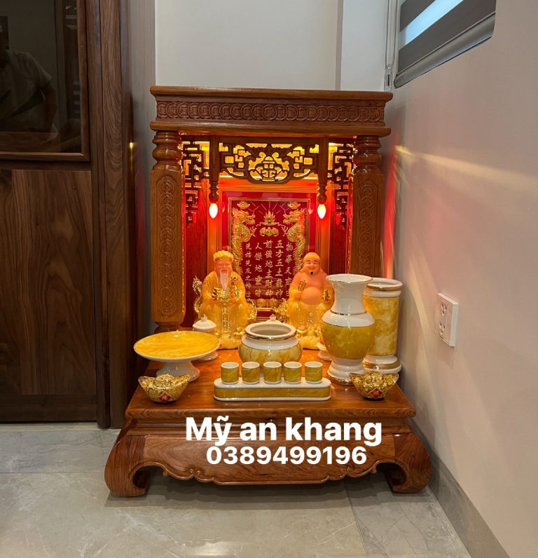 cách đặt bàn thờ Ông Địa ngang 60cm hợp phong thủy