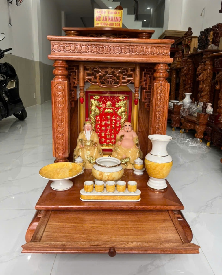combo bàn thờ Thần Tài Ông Địa đẹp