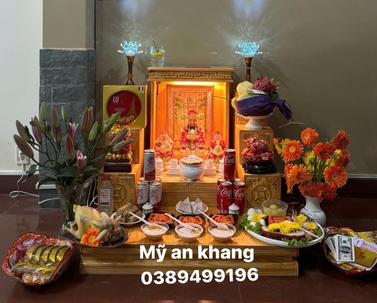 Mỹ An Khang - Địa chỉ mua bàn thờ thần tài ông địa hiện đại chất lượng, giá rẻ