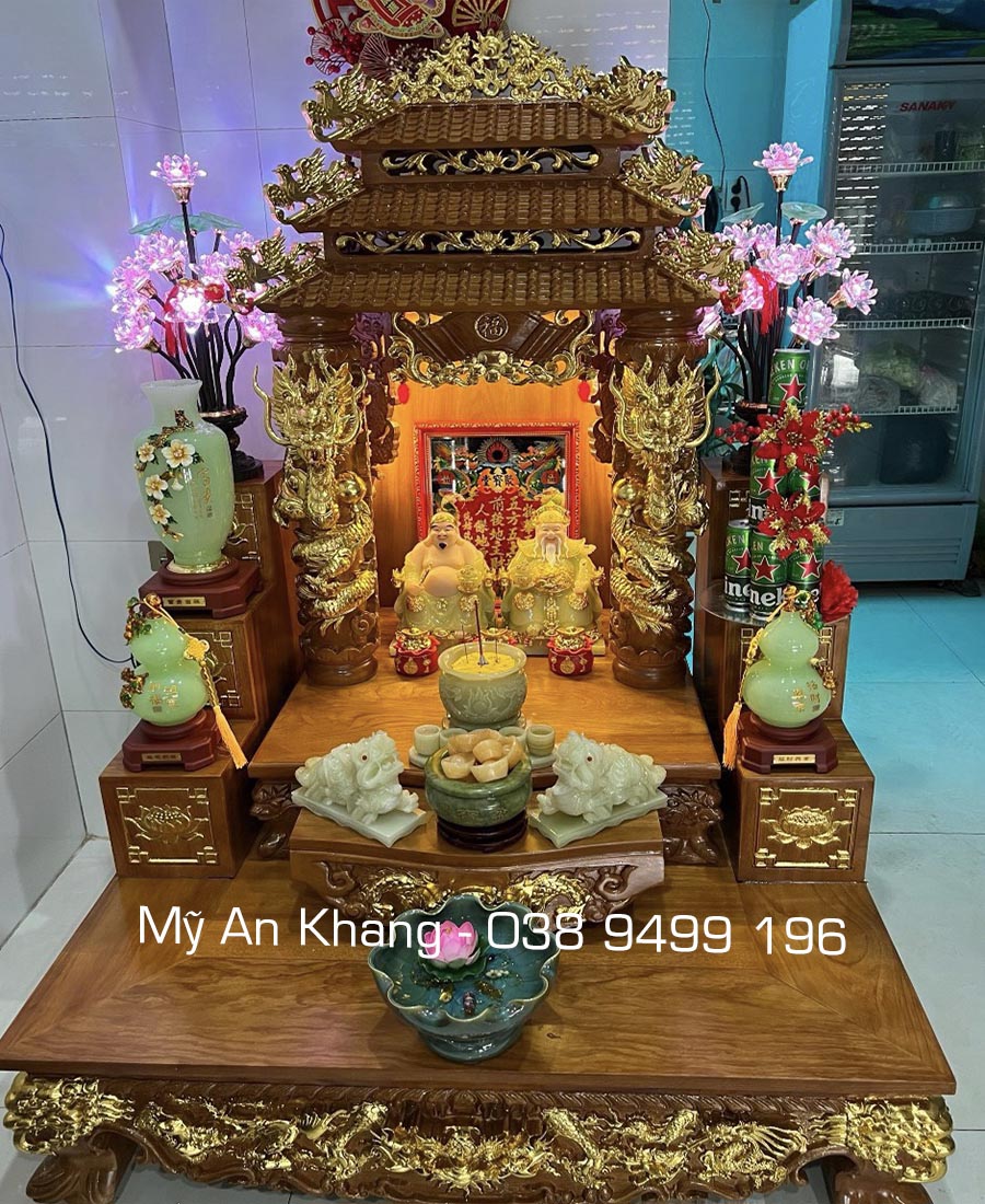 trọn bộ bàn thờ Ông Địa giá rẻ tại Mỹ An Khang